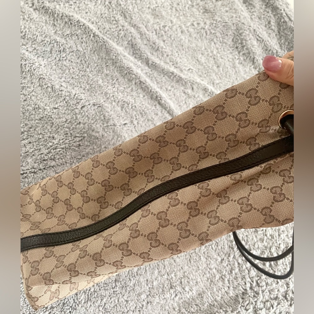 Authentic Gucci Jumbo GG Canvas Tote Bag - Picture 4 of 5